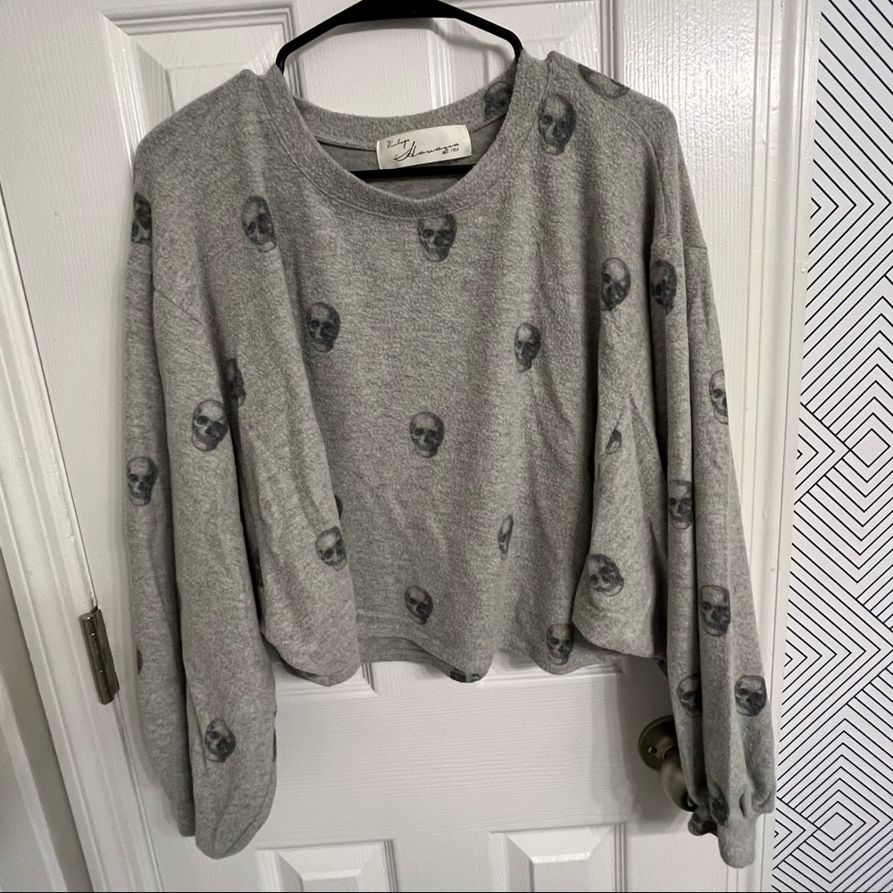 Vintage Havana Gray Sweater. M.